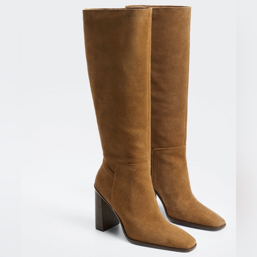 Brown Suede Boots